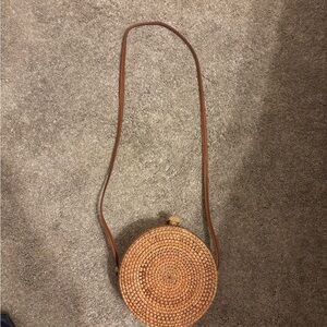 Wild Fable Woven Brown Crossbody Bag
